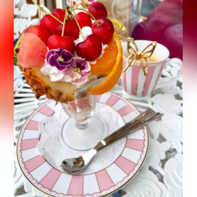 ✿海に囲まれ、近くで富士山が見える三浦半島南端から、さくらんぼのパフェで心躍る✿