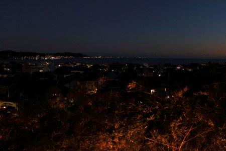 Night view from Hasedera