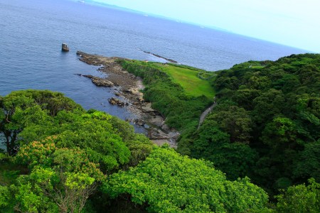 Panorama view from the top of Kannonzaki Lighthouse٩(.› ‹.✿)۶