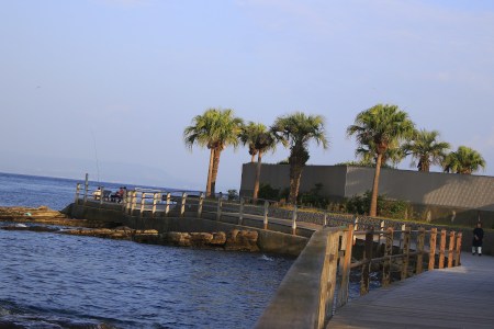 Beach walk nearby Yokosuka MOA