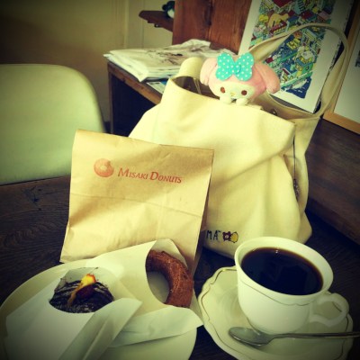 Cafe in the espresso store, Misaki