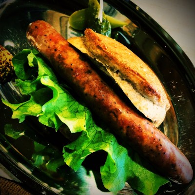 Hot dog using the breads from Uraga(⑉ ॢ• • ॢ⑉)❤︎