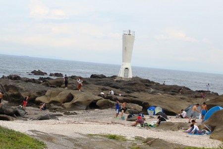 The lighthouse looks at Boso Peninsula from the east in Jogashima.