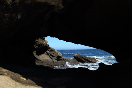 Window over there from Uma-no-se Do-mon Cave
