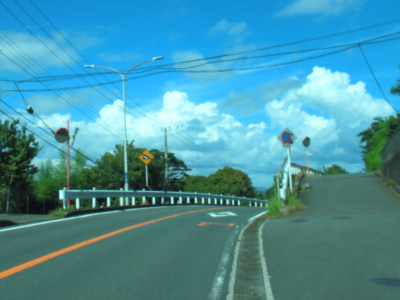 Summer road of Hashirimizu