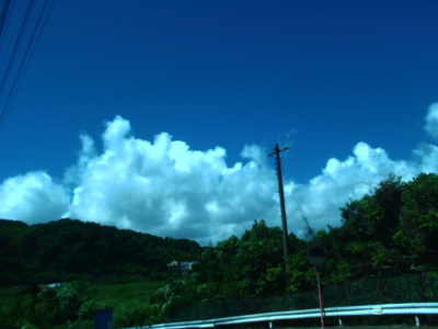 Have a pole!! Along with the summer sky behind. ☁︎*.