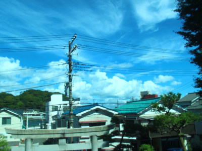 Kano shrine in the west side of Uraga
