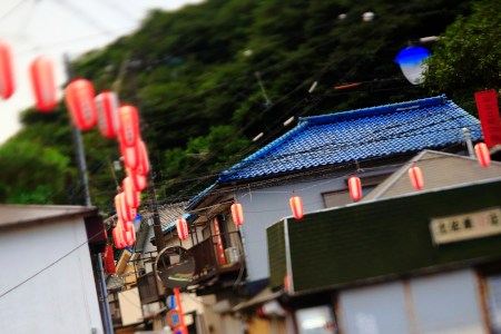 Silent east end in Uraga Festival