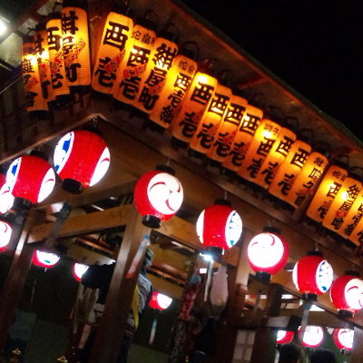 CCD camera on my feature phone had a photo of Kano Shrine festival.