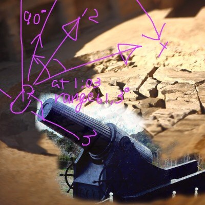 Old cannon games in 1800's. Extra photo is  :)