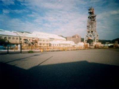 The crane in Uraga dockyard