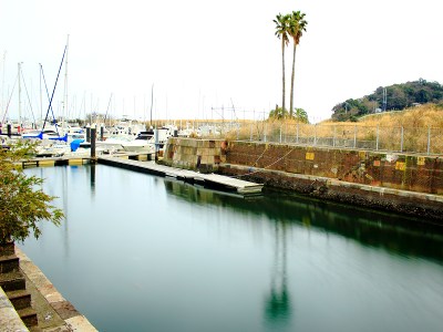 One day, Kawama shipyard had this Kawama dock. Now, the place is used for the resort.