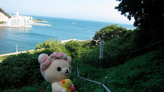 See sea side from the small lighthouse