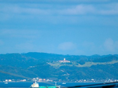Overlooking for Boso Peninsula from Uraga